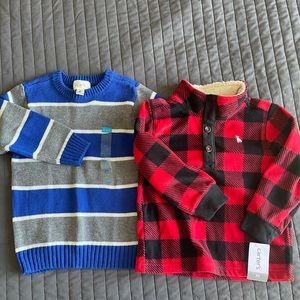 Brand new sweaters (2T and 24 months)